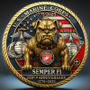 U.S. Marine Corps “Devil Dog” 250th Anniversary Commemorative Coin
