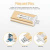 🔥Clé USB 4 en 1 16 à 256 Go Micro USB + 8 broches + USB 3.0 pour téléphone portable et ordinateur