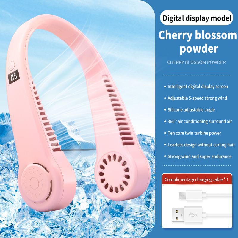 🎁Last Day Promotion SAVE 70% - 2023 New Portable Neck Fan(Buy 2 Free Shipping)