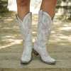 Embroidered Rhinestone Cowgirl Boots