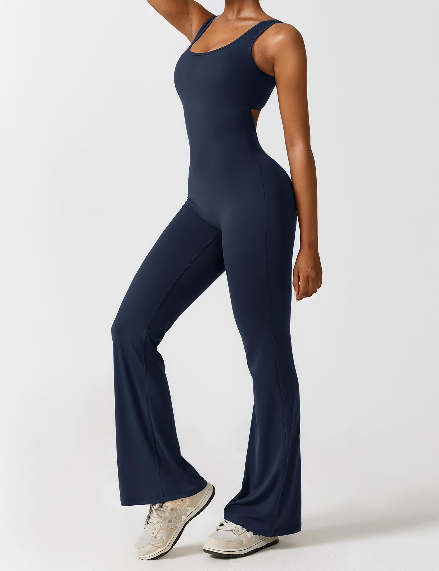 💕MOTHER'S DAY 70% OFF🔥 V-Back Flared Jumpsuit (Buy 2 Free Shipping)