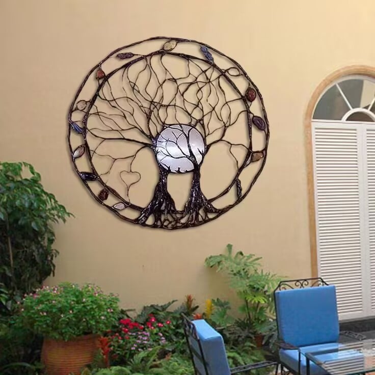 🔥Handmade Circle of Life Garden Wall Art--Buy 2 Get Free Shipping