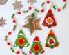 🎄Crochet Pattern- 🧶30 minutes JOLLY Christmas Tree Crochet Ornament