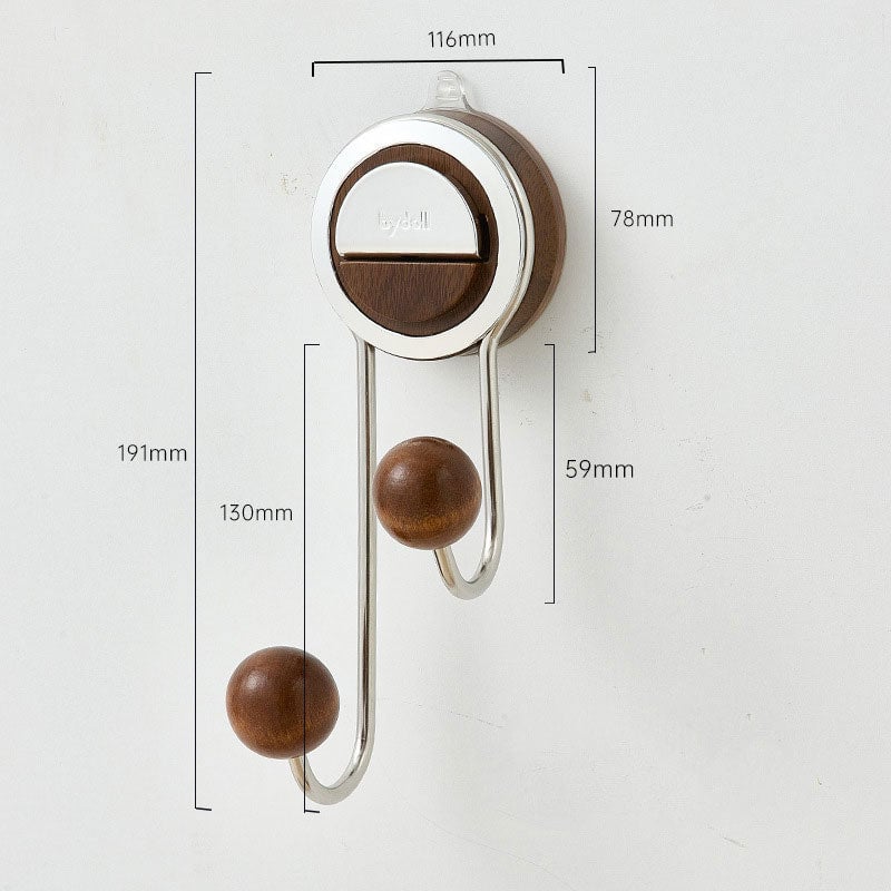 ⏰LAST DAY SALE 50% OFF💥No-Drill Walnut Aluminum Faucet Rack