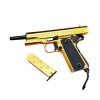 Gold Plated M1911 Metal Gun Model Toy Keychain Gift