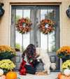 🍁🎁Year-Round Peony and Pumpkin Wreath – 🎃🎄Fall, Halloween & Christmas🔥Buy 3 (⏰13 in stock) (🔥90.6% will buy, save $15-20) (Today only)