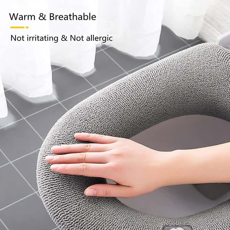 (LAST DAY SALE - 49% OFF) Bathroom Toilet Seat Cover Pads, BUY 4 GET EXTRA 20% OFF & FREE SHIPPING