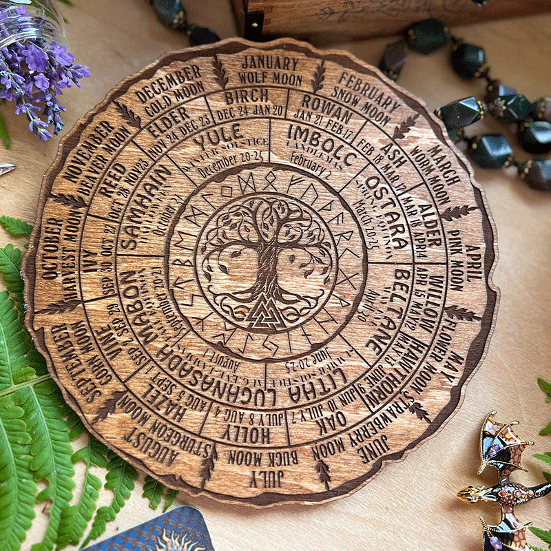 🔥Limited Time Sale 48% OFF🌳Celtic Tree calendar (BUY 2 SAVE 10% OFF % FREE SHIPPING)