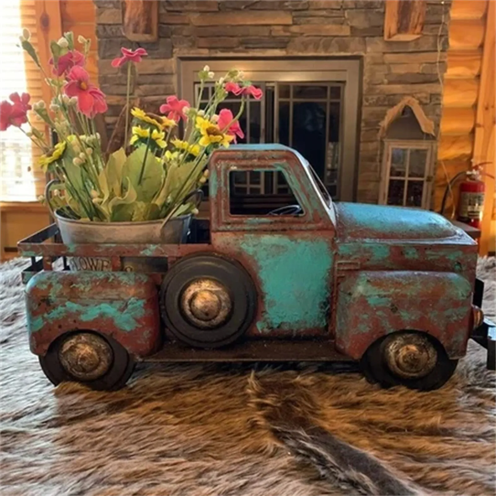 Retro Style Creative Car Flower Pot