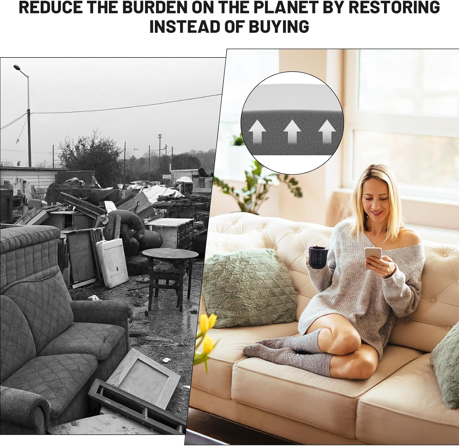 🎁TikTok Last Day Sale - 70% OFF🎉Couch Cushion Support For Sagging Seat🛋️