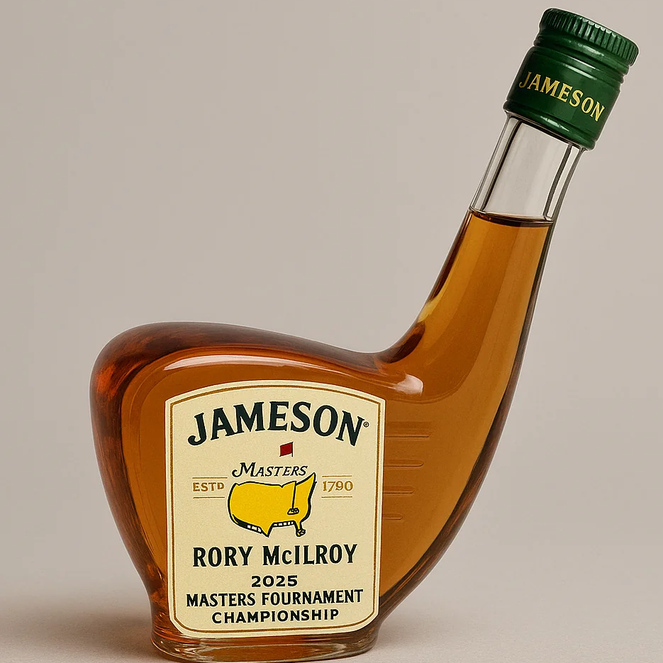 👑2025 Rory McIlroy Masters Tournament Championship Golf Club Whiskey Bottle