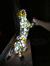 🔥Climbing Cat Stained Glass Figurine with Light