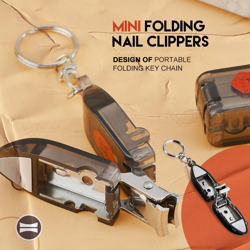 (🔥Christmas Hot Sale-48% OFF) Mini Folding Nail Clippers👍👍Buy 5 Get 3 Free Now(8 pcs)&FREE SHIPPING
