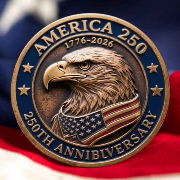 America 250th Anniversary Commemorative Coin