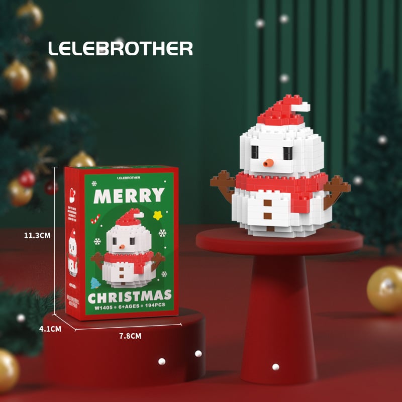 🔥Last Day 50% OFF🎄Santa Claus Design Building Blocks Toy