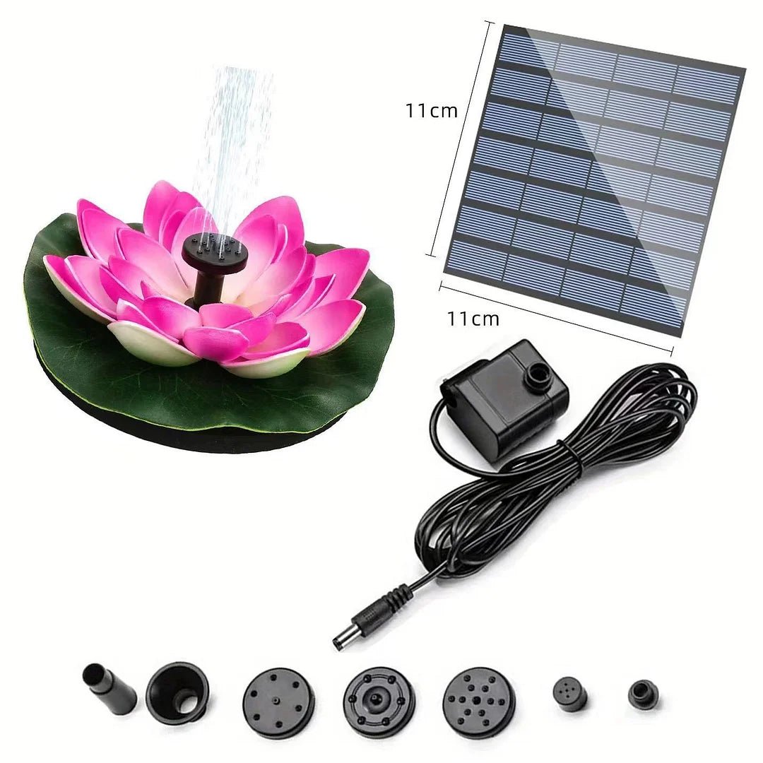 🔥Last Day Promotion 48% OFF-🎁-Lotus Shaped Solar Fountain Pond Decorative