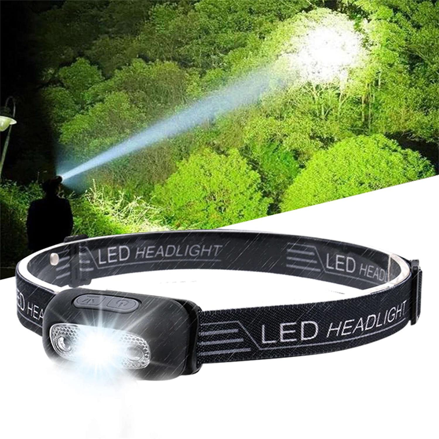 🔥(Last Day Promotion - 50% OFF) Super Bright Light Sensor Mini Led Headlamp-BUY 2 FREE SHIPPING