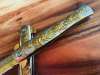 🌹 Handcrafted Rose-Inlaid Folding Blade