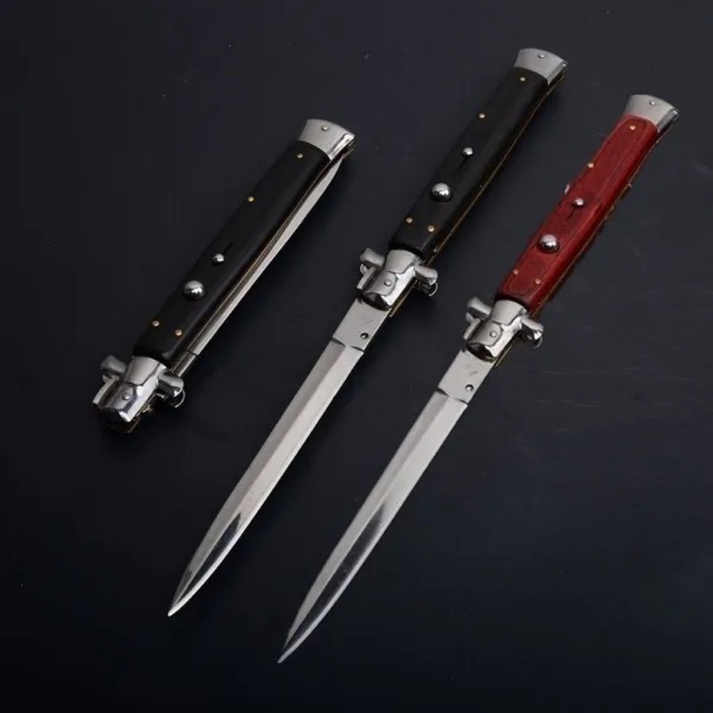 (🌲Early Christmas Sale- SAVE 48% OFF) Handmade Old School Italian Stiletto Pocket Knife - Buy 2 Free Shipping