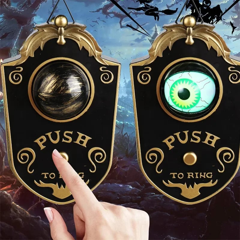 👁️‍🗨️👁️‍🗨️Decorative eye horror suspension electric pronunciation doorbell👁️‍🗨️