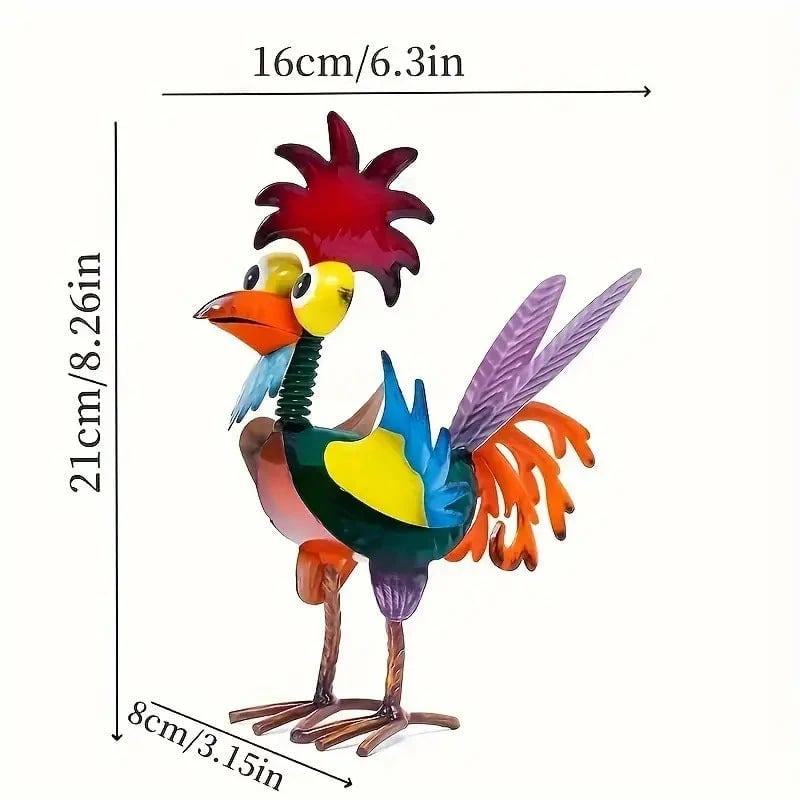 Metal-Rooster Outdoor Statue🐓