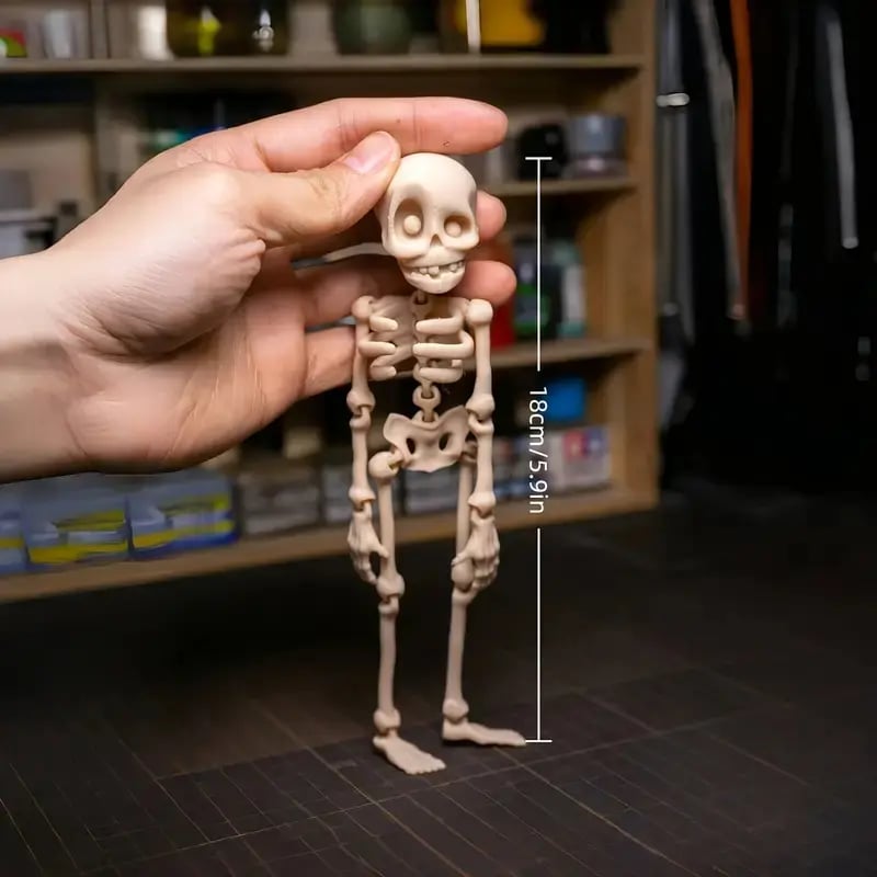 💥LAST DAY SALE 50% OFF🎃3D Printed Vintage Skeleton Magnetic Figurine