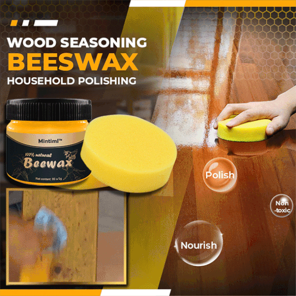 🎁Early Christmas Sale 48% OFF - Wood Seasoning Beeswax, Polish for Furniture🔥Buy 2 Get 1 Free