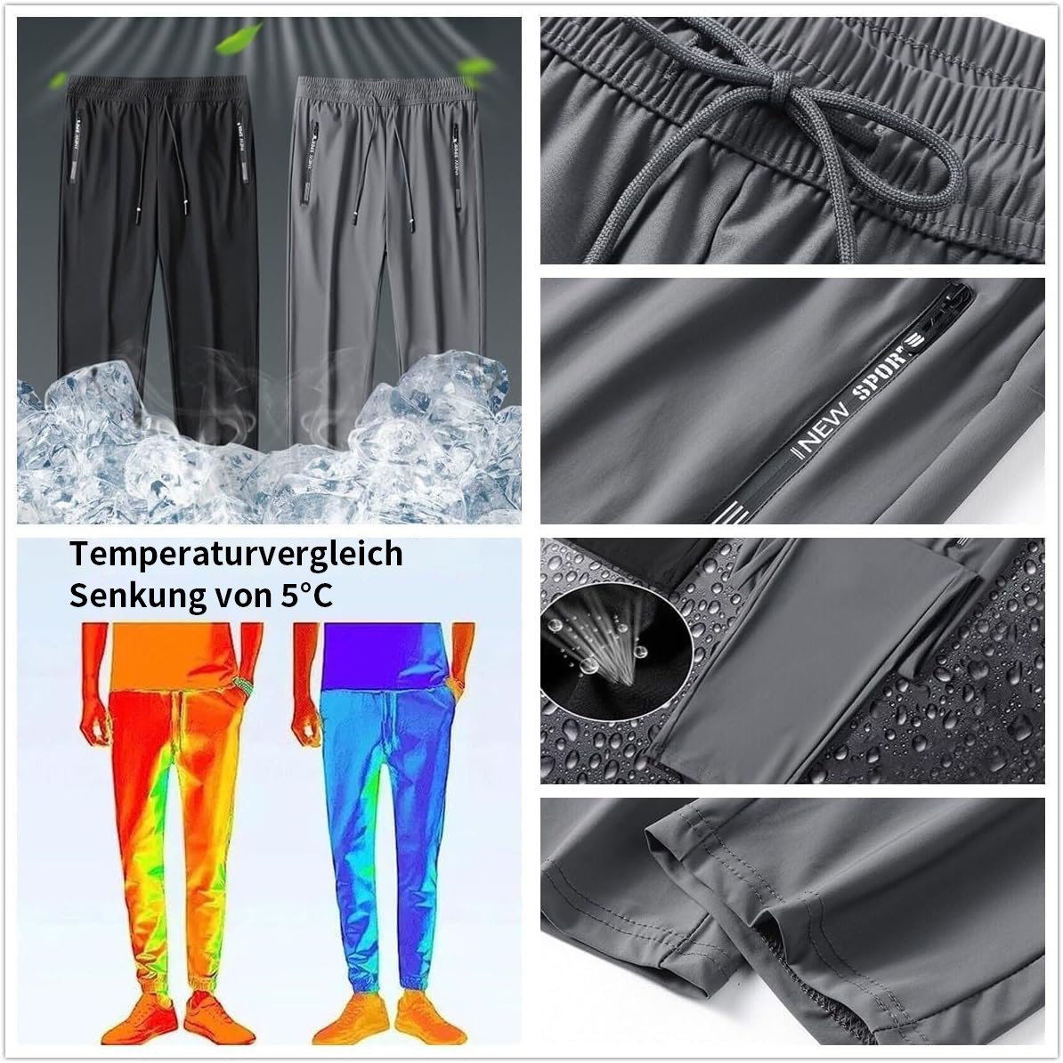 ⏰Letzter Tag 70 % RABATT🔥Unisex Ultra High Stretch Schnelltrocknende Hose