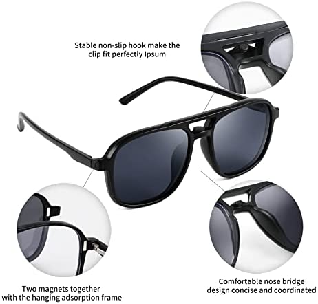 Mother's Day Limited Time Sale 70% OFF💓6 -in -1 Sunglasses(Replaceable lens)🔥Buy 2 Get Free Shipping