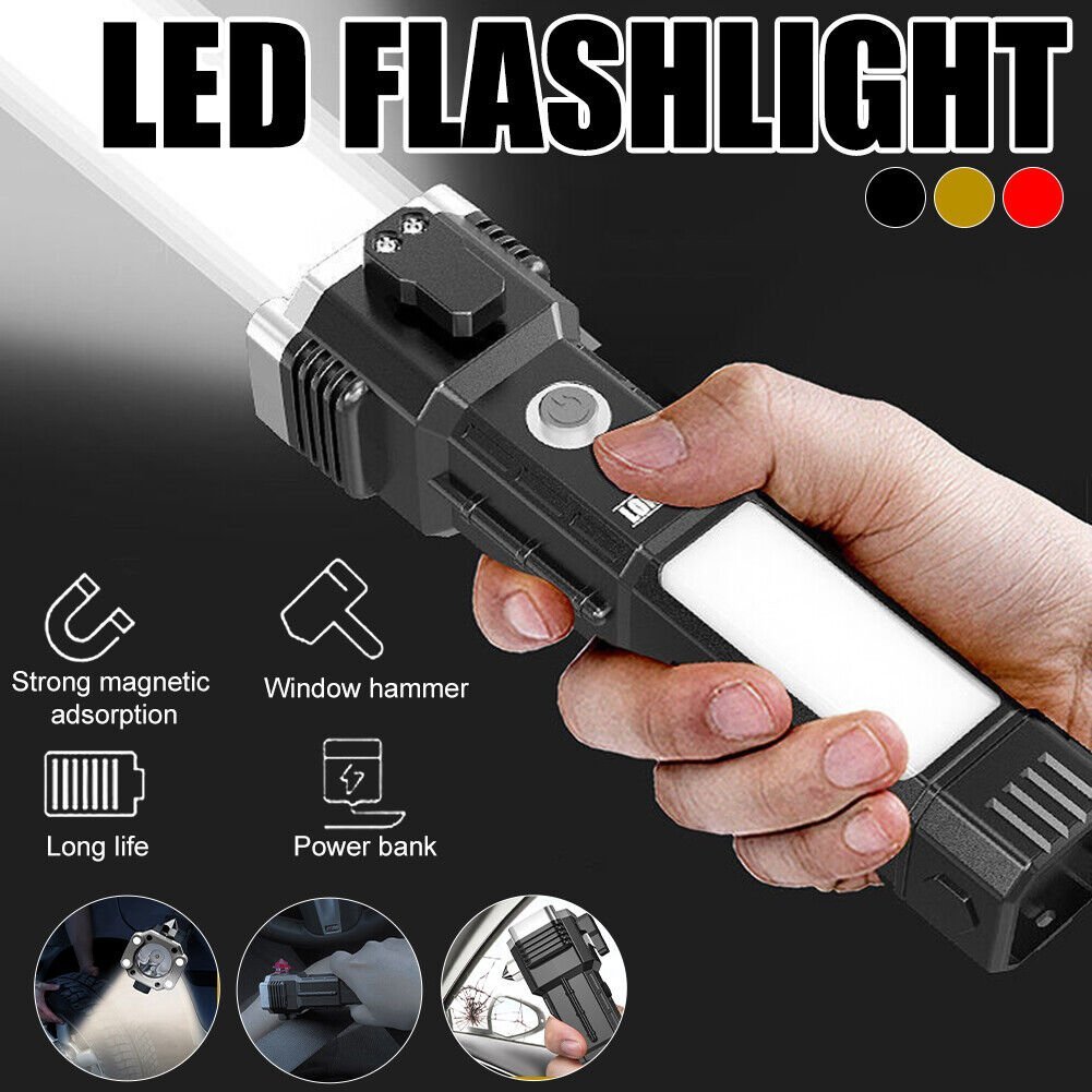 🔥 (Last Day 50% OFF) Super Bright Rechargeable LED Handheld Flashlight, BUY 2 FREE SHIPPING