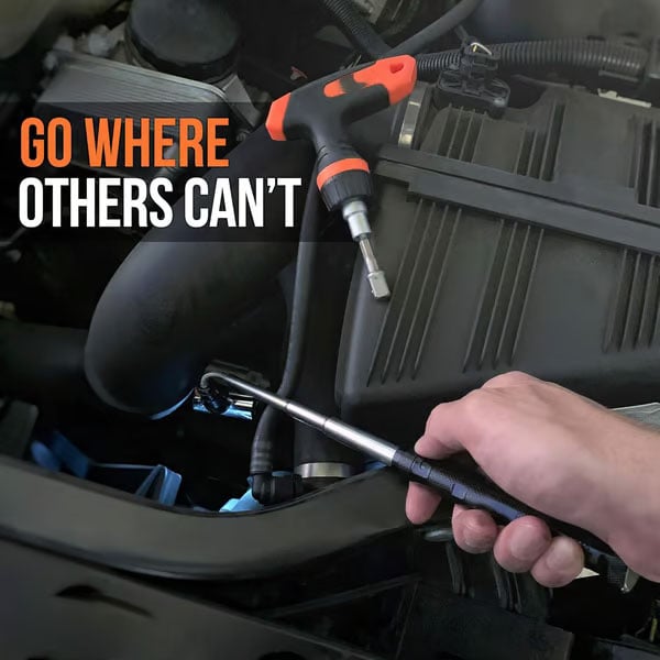 🔥Last Day Promotion 70% OFF🔥Telescoping Magnet with LED Flashlight⚡BUY 2 GET 1 FREE