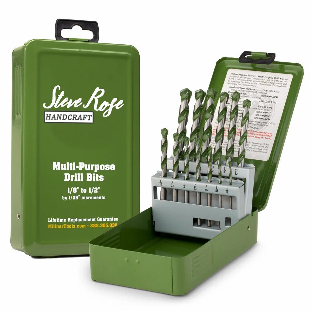 13 Piece Multi-Purpose Drill Bit Set（𝐒𝐭𝐞𝐯𝐞 𝐑𝐨𝐬𝐬 𝐑𝐞𝐜𝐨𝐦𝐦𝐞𝐧𝐝）