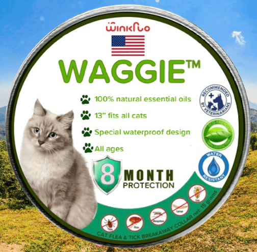 🔥Last Day Promotion 70% OFF💥Waggie™ - Natural Anti-Flea, Tick, & Mosquito Collar (Safest 8+ Months Protection)