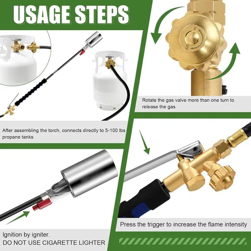 🎁TikTok Last Day Sale - 70% OFF🎉NEW Propane Torch Weed Burner Kit