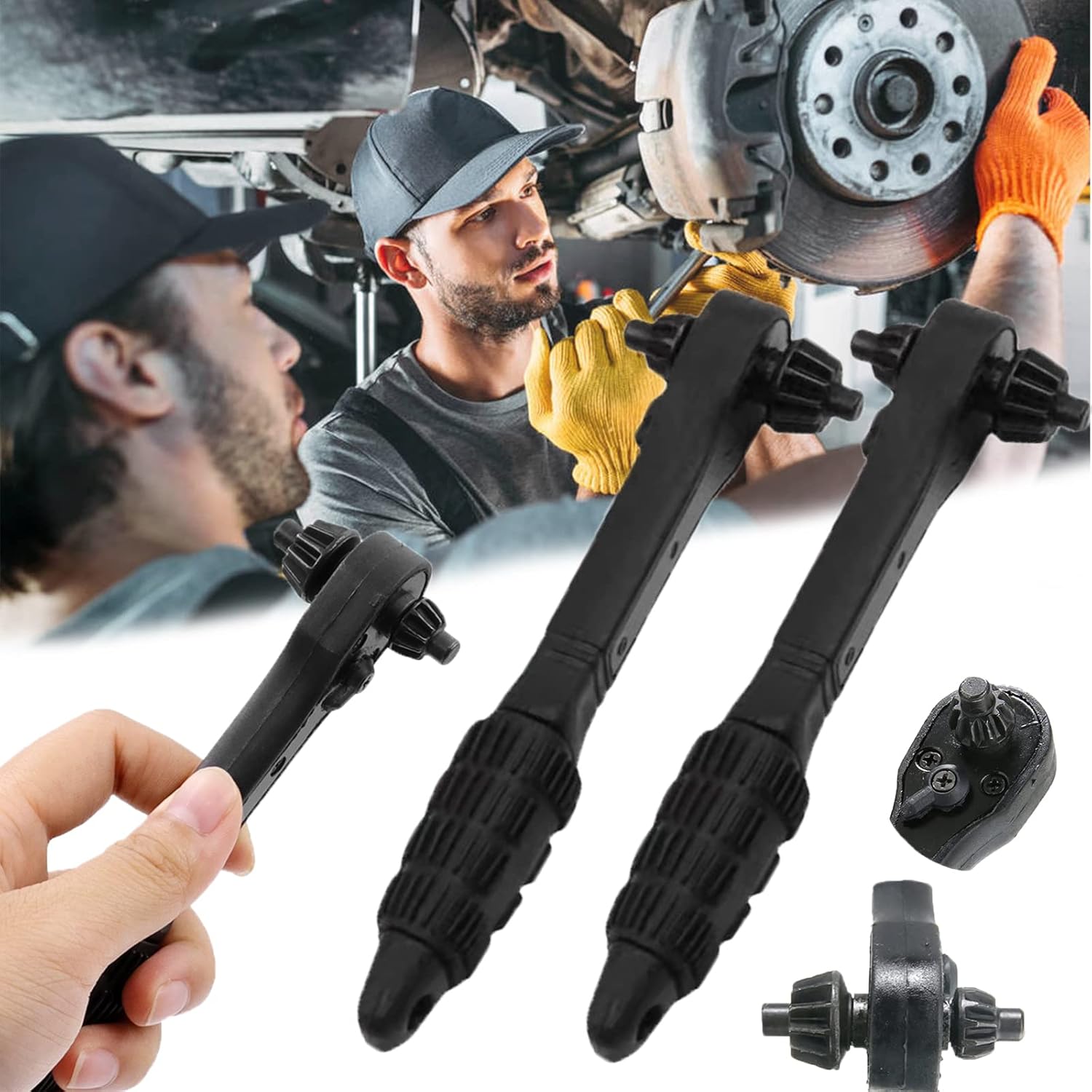 🔥Father's Day Sale 49% OFF - 2025 New 2 in 1 Drill Chuck Ratchet Spanner