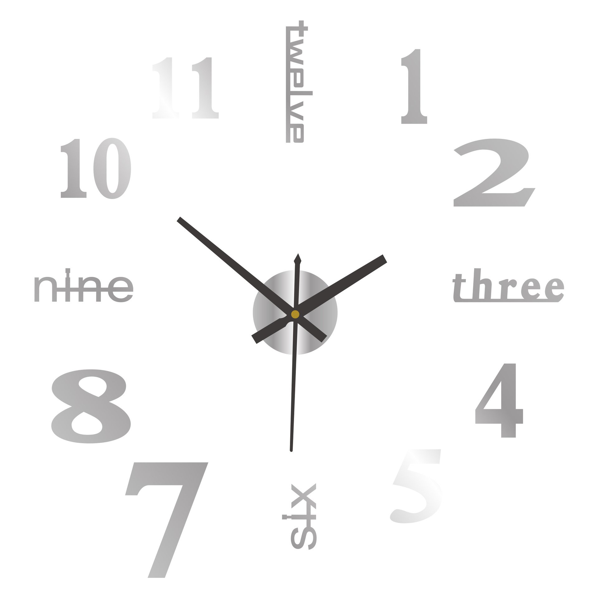 🔥Last Day Promotion 50% OFF⏰ 3D Wall Decal Decorative Clock