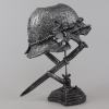 🔥Epochenübergreifende Lichtquelle— Stahlhelm-Helm-Tischlampe