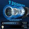 💥Portable Handheld Turbo Fan, 5 Gear Wind,4000mAh Battery Operated