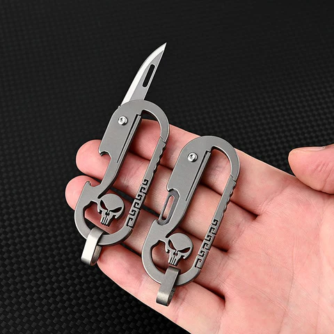 🔥Last Day 50% OFF-New MINI Titanium Alloy keychain  Outdoor EDC Self-defense Tool