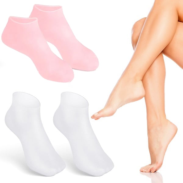 💥LAST DAY SALE 50% OFF💥Foot Spa Moisturizing Exfoliating Silicone Socks⚡BUY 3 GET 1 FREE