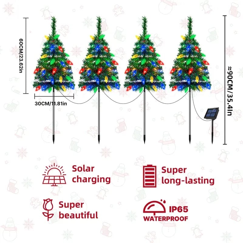 🔥Last Day Promotion 50% OFF🔥Solar-Powered Mini Christmas Tree