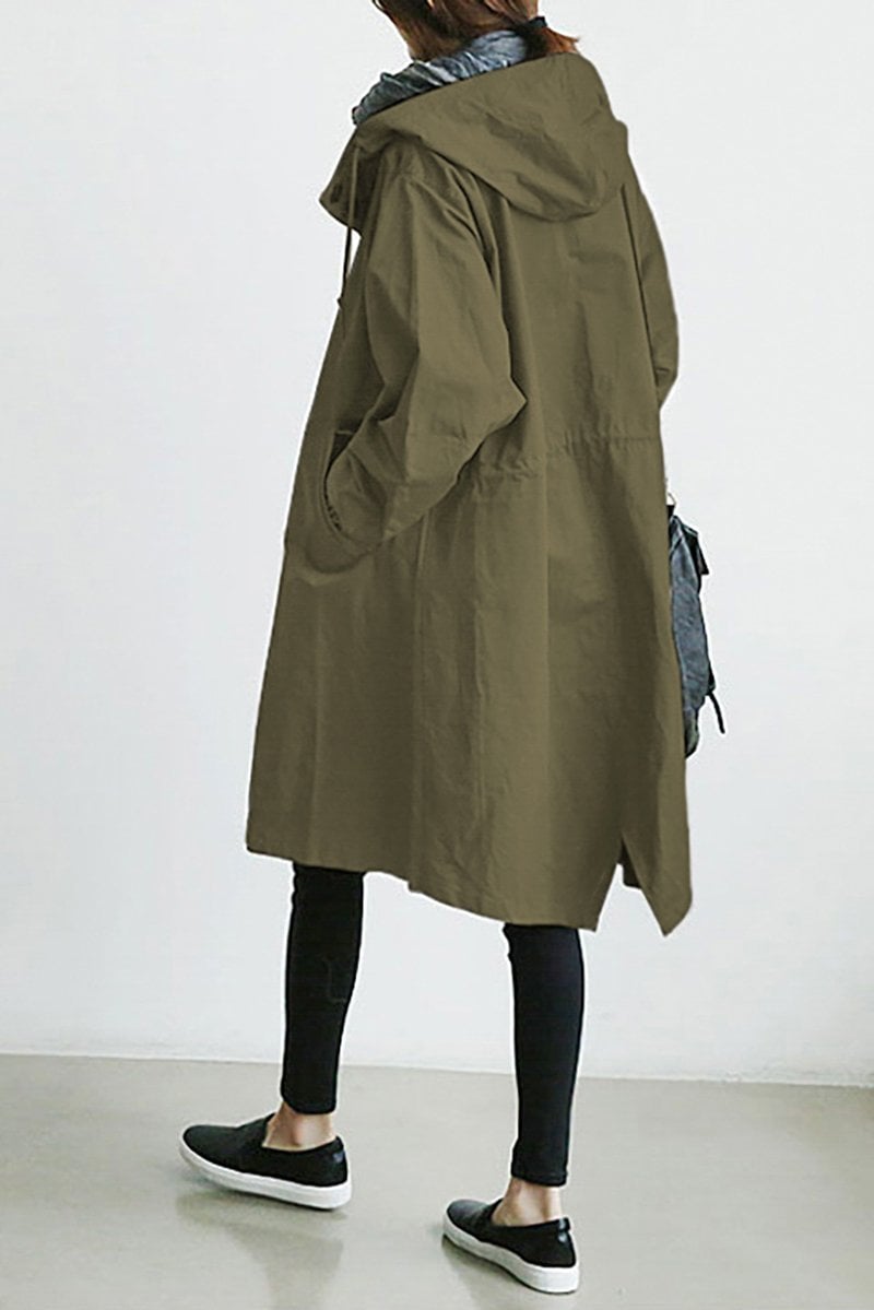 🎁LAST DAY 45% OFF🎁Women's Waterproof Oversized Hooded Windbreaker Rain Jacket