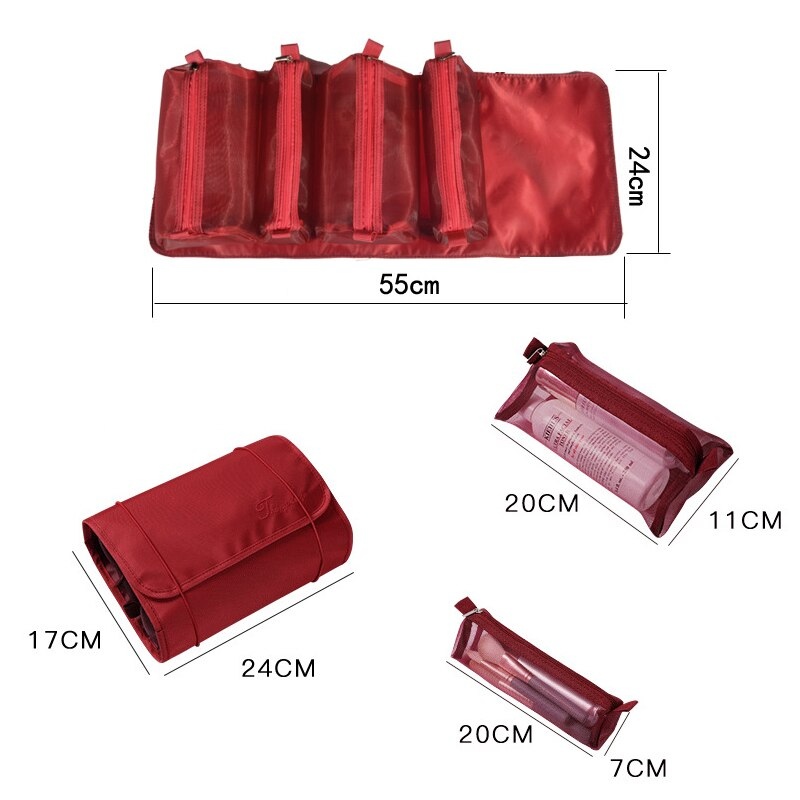 (🎄CHRISTMAS SALE NOW-48% OFF) 4-in-1 Foldable Travel Cosmetic Bag(BUY 3 GET FREE SHIPPING NOW!)