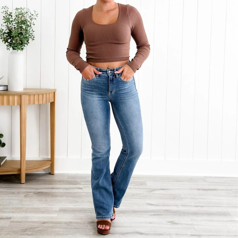 A pair of jeans that will change you 👖 Grail Tummy Control Bootcut Jeans