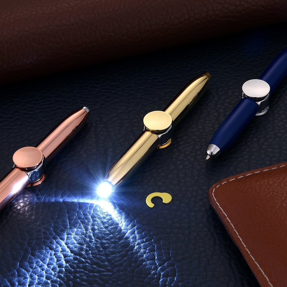 🔥Last Day 49% OFF- Fidget Spinner Pen with LED Light Multi Functional