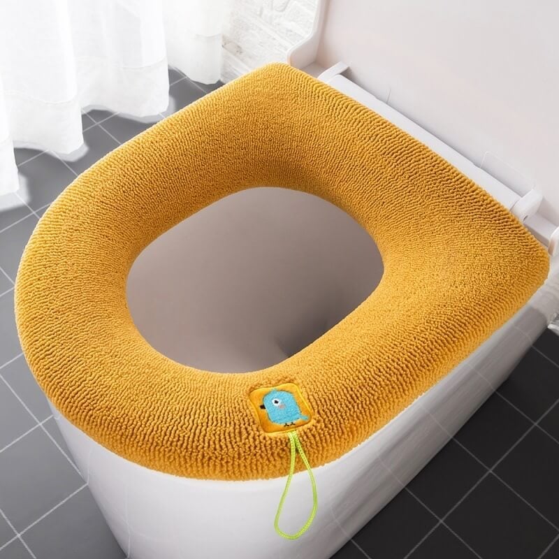 (LAST DAY SALE - 49% OFF) Bathroom Toilet Seat Cover Pads, BUY 4 GET EXTRA 20% OFF & FREE SHIPPING