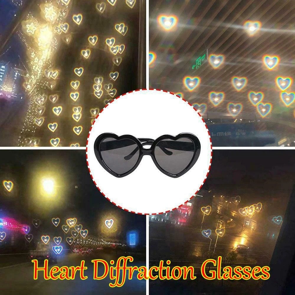 (🔥LAST DAY PROMOTION - SAVE 49% OFF)Heart-shaped lights become love special effects glasses-Buy 4 Get Extra 20% OFF