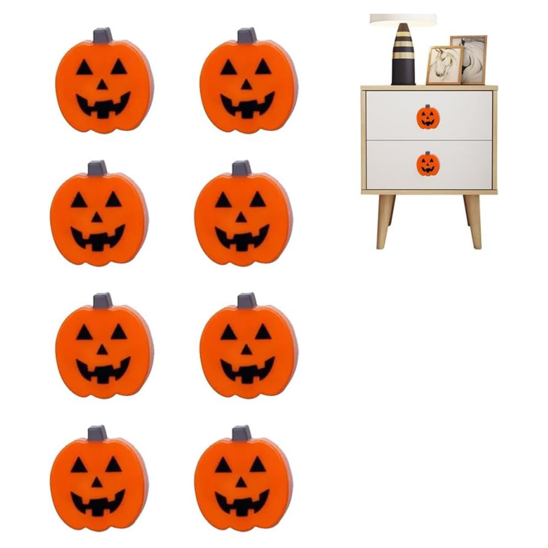 🎃Early Halloween Sale👻Halloween Pumpkin Door Knobs, Buy 3 Get 1 Free