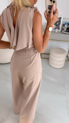 Women's V-neck Sleeveless Elegant Jumpsuit