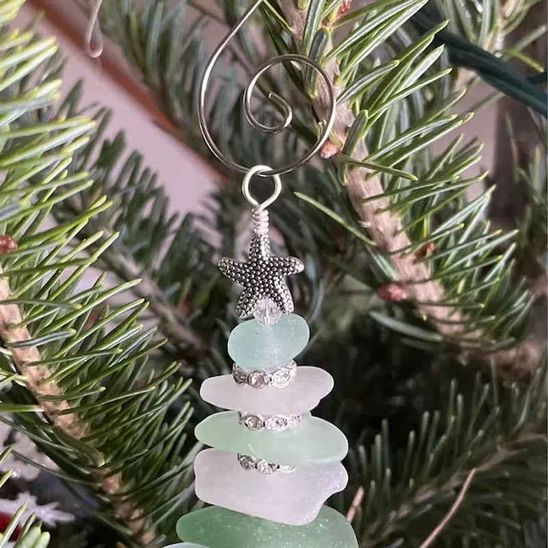 🎅Early Christmas Sale 49% OFF🎄 - Sea Glass Christmas Tree Ornament